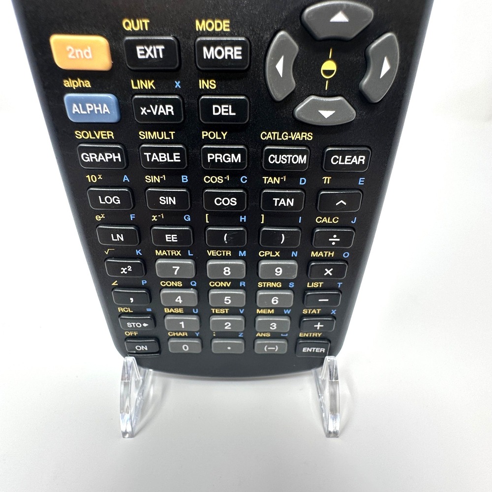 Texas Instruments TI-86 Graphing Calculator Tested Working Display Line Issue - Picture 10 of 16